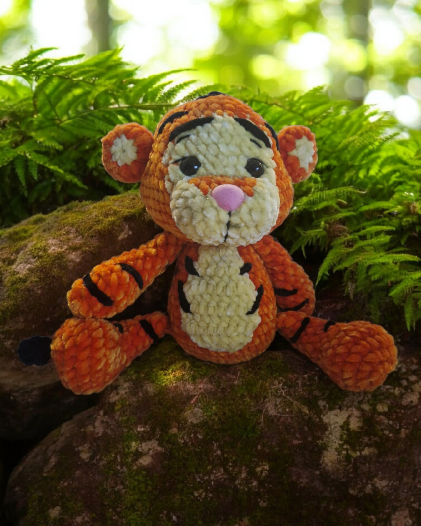 🐯 Peluche Bébé Tigrou – Fait main au crochet 🐯